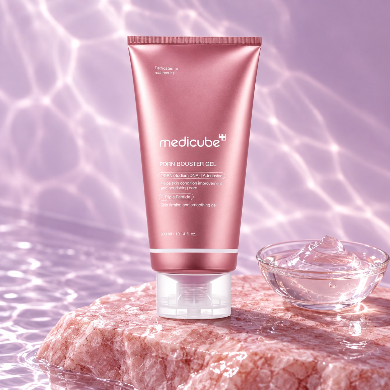 Medicube PDRN Booster Gel em composição ilustrativa 3