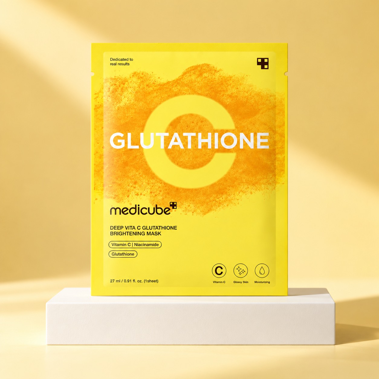 Medicube Deep Vita C Glutathione Mask: uma pausa para hidratação e viço