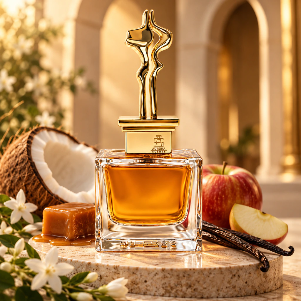 Aura Gold Aurora Scents de 100 ml — fotografia 3 da embalagem e apresentação do produto