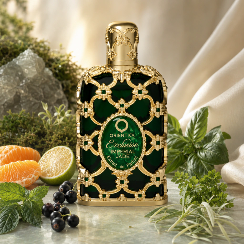 Imperial Jade Orientica de 80 ml — imagem 3 da embalagem e apresentação do produto