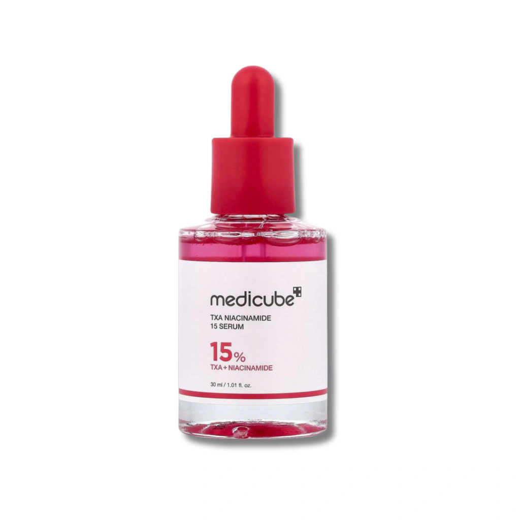 Medicube TXA Niacinamide Serum de 30 ml — fotografia 2 da embalagem e apresentação do produto