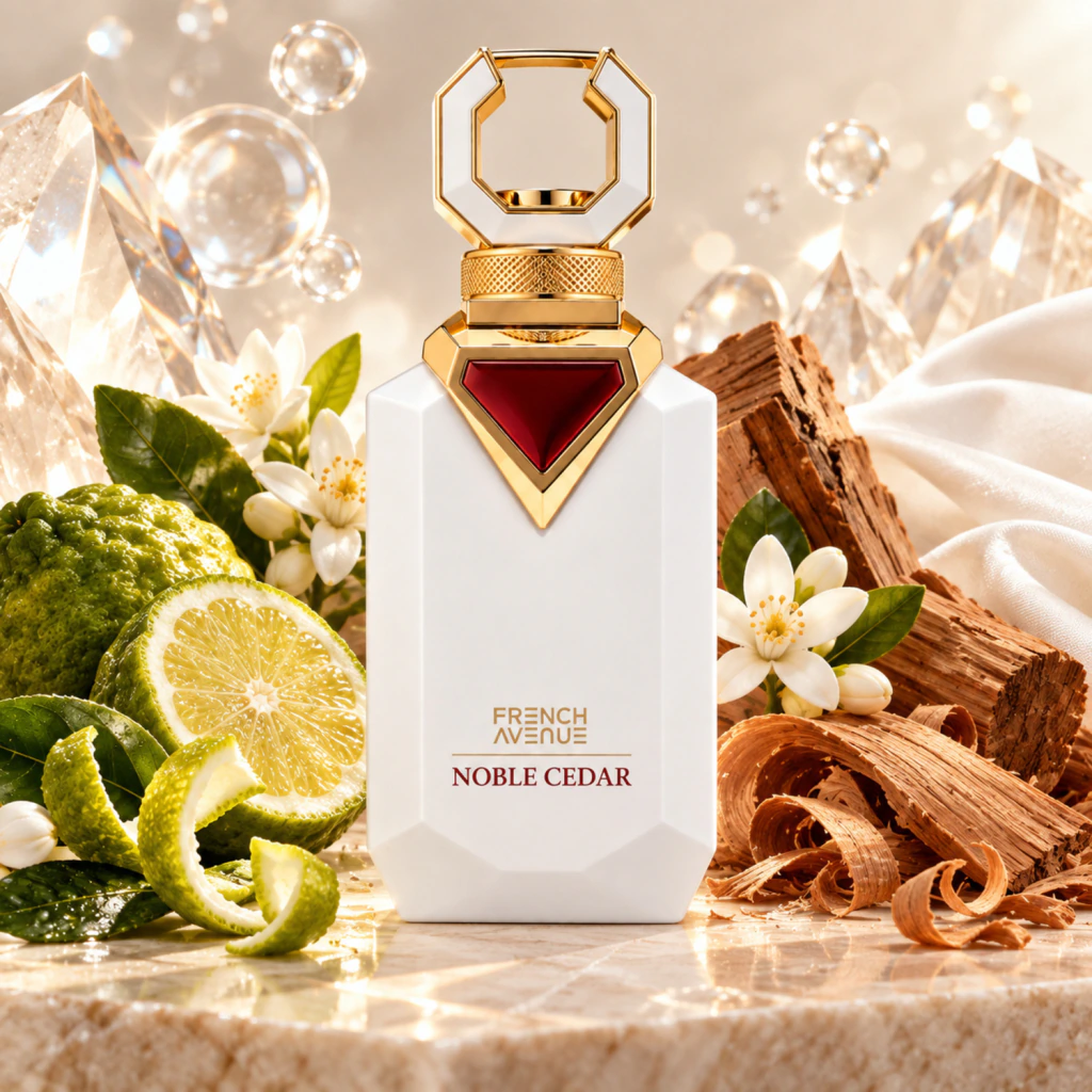 Noble Cedar French Avenue de 100 ml — fotografia 3 da embalagem e apresentação do produto